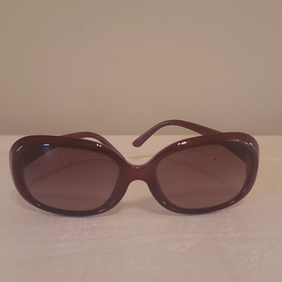 Fendi Burgundy Wine Merlot Logo Vintage Small Medium Frame Sunglasses - Picture 2 of 6